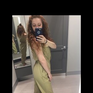 Khaki jumpsuit